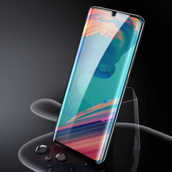 3x SES 3D ochranné tvrdené sklo pre Huawei P30 Pro - čierne - 2+1 zdarma