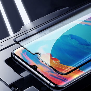 3x SES 3D ochranné tvrdené sklo pre Huawei P30 Pro - čierne - 2+1 zdarma