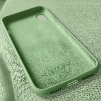 Extrapevný silikónový ochranný kryt pre Apple iPhone X/XS - tmavo zelený