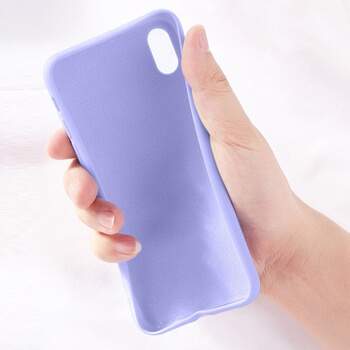 Extrapevný silikónový ochranný kryt pre Apple iPhone XS Max - svetlo modrý