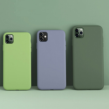 Extrapevný silikónový ochranný kryt pre Apple iPhone 11 Pro - tmavo zelený