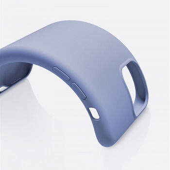 Extrapevný silikónový ochranný kryt pre Apple iPhone 11 Pro Max - svetlo modrý