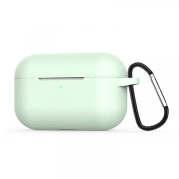 Silikónové ochranné puzdro pre Apple AirPods Pro - svetlo zelené