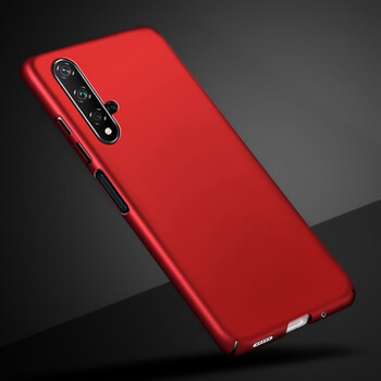 Ochranný plastový kryt pre Huawei Nova 5T - červený