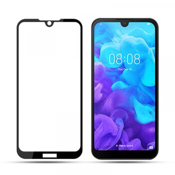 3D ochranné tvrdené sklo s rámčekom pre Honor 8S - čierne