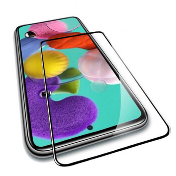 3x 3D ochranné tvrdené sklo s rámčekom pre Samsung Galaxy A71 A715F 4G - čierne - 2+1 zadarmo