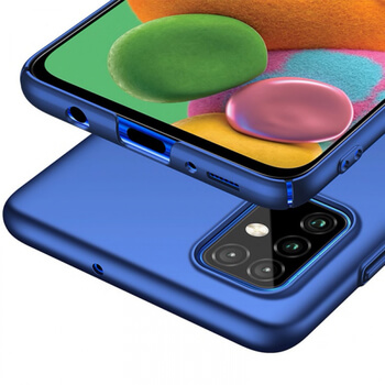 Ochranný plastový kryt pre Samsung Galaxy A71 A715F - modrý