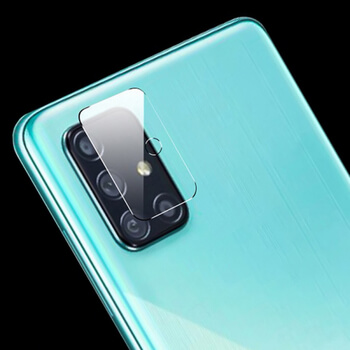 3x Tvrdá ochranné sklo na šošovku fotoaparátu a kamery pre Samsung Galaxy A71 A715F - 2+1 zdarma