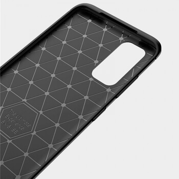 Ochranný silikónový obal karbón pre Samsung Galaxy S20 G980F - čierny