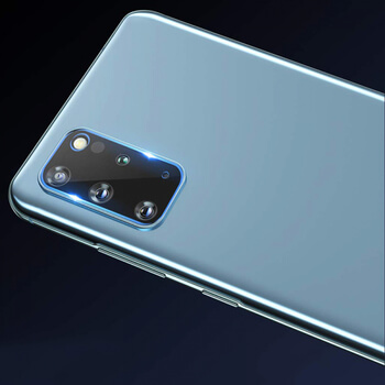 3x Tvrdá ochranné sklo na šošovku fotoaparátu a kamery pre Samsung Galaxy S20+ G985F - 2+1 zdarma