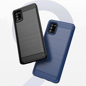 Ochranný silikónový obal karbón pre Samsung Galaxy S20+ G985F - čierny