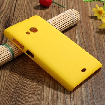 Plastový obal pre Nokia Lumia 535 - žltý
