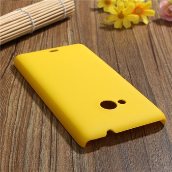 Plastový obal pre Nokia Lumia 535 - žltý