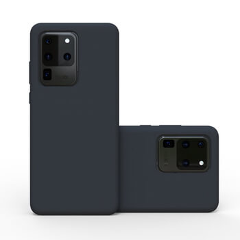 Extrapevný silikónový ochranný kryt pre Samsung Galaxy S20 Ultra G988F - čierny