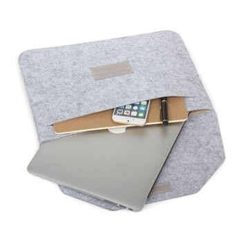 Ochranný filcový obal pre Apple MacBook Pro 13" CD-ROM - šedý