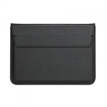 2v1 Puzdro s magnetom a stojanom z ekokože pre Apple MacBook Air 13" (2012-2017) - čierne