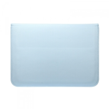 2v1 Puzdro s magnetom a stojanom z ekokože pre Apple MacBook Air 13" (2012-2017) - svetlo modré