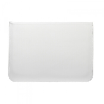 2v1 Puzdro s magnetom a stojanom z ekokože pre Apple MacBook Pro 15" TouchBar (2016-2020) - biele