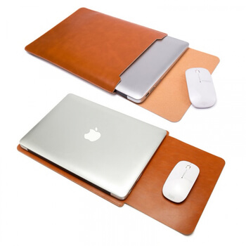 Ochranný kožený obal pre Apple MacBook Air 13" (2012-2017) - čierny