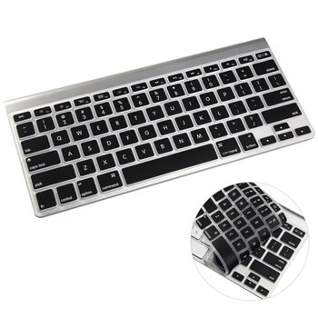 Silikónový ochranný obal na klávesnici US verzia pre Apple MacBook Pro 13" Retina - čierny