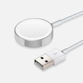 Magnetická bezdrôtová nabíjačka pre Apple Watch biela