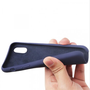 Extrapevný silikónový ochranný kryt pre Apple iPhone SE (2020) - svetlo modrý