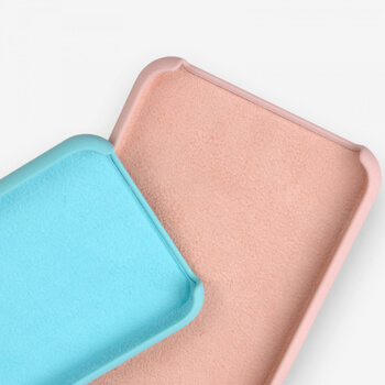 Extrapevný silikónový ochranný kryt pre Apple iPhone SE (2020) - svetlo modrý
