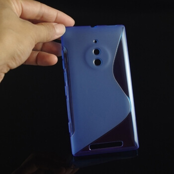 Silikónový ochranný obal S-line pre Nokia Lumia 830 - modrý