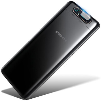 3x Tvrdá ochranné sklo na šošovku fotoaparátu a kamery pre Samsung Galaxy A80 A805F - 2+1 zdarma