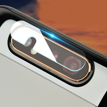 3x Tvrdá ochranné sklo na šošovku fotoaparátu a kamery pre Samsung Galaxy A80 A805F - 2+1 zdarma