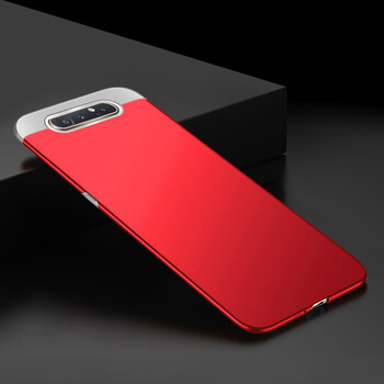 Ochranný plastový kryt pre Samsung Galaxy A80 A805F - červený
