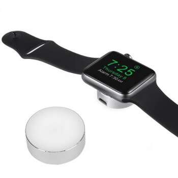 Magnetická bezdrôtová nabíjačka pre Apple Watch biela