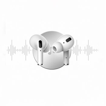 Múdra bezdrôtová bluetooth slúchadlá TWS 3. generácie s mikrofónom a nabíjacím puzdrom biela