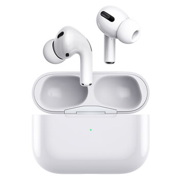Múdra bezdrôtová bluetooth slúchadlá TWS 3. generácie s mikrofónom a nabíjacím puzdrom biela