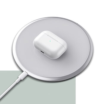 Múdra bezdrôtová bluetooth slúchadlá TWS 3. generácie s mikrofónom a nabíjacím puzdrom biela