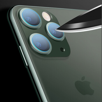 3x Ochranné sklo na šošovku fotoaparátu a kamery pre Apple iPhone 11 Pro Max