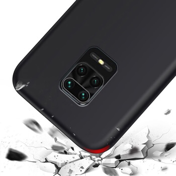 Extrapevný silikónový ochranný kryt pre Xiaomi Redmi Note 9 - čierny