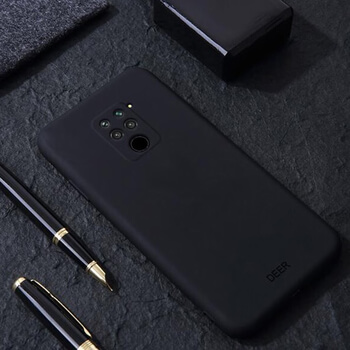 Extrapevný silikónový ochranný kryt pre Xiaomi Redmi Note 9 - čierny