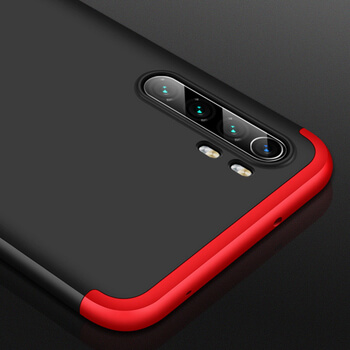 Ochranný 360 ° celotelový plastový kryt pre Xiaomi Mi Note 10 Lite - ružový