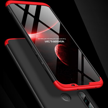 Ochranný 360 ° celotelový plastový kryt pre Xiaomi Mi Note 10 Lite - ružový