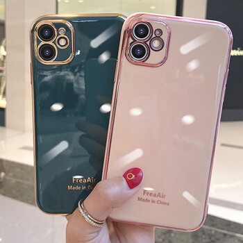 Luxusné ochranný silikónový obal s pre Apple iPhone X/XS ružový