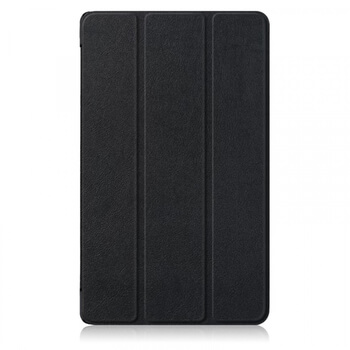 2v1 Smart flip cover + zadný plastový ochranný kryt pre Lenovo TAB M10 X605F/X505F - čierny