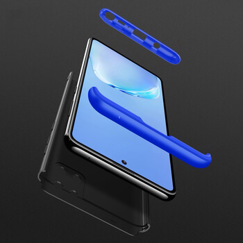 Ochranný 360 ° celotelový plastový kryt pre Samsung Galaxy Note 10 Lite - ružový