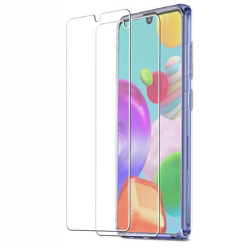 3x Ochranné tvrdené sklo pre Samsung Galaxy A41 A415F - 2+1 zdarma