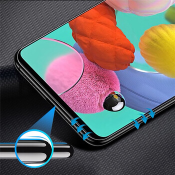 3D ochranné tvrdené sklo s rámčekom pre Samsung Galaxy A41 A415F - čierne