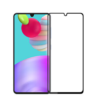 3D ochranné tvrdené sklo s rámčekom pre Samsung Galaxy A41 A415F - čierne