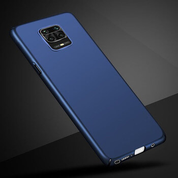 Ochranný plastový kryt pre Xiaomi Redmi Note 9 Pro - tmavo modrý