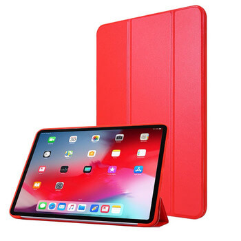 2v1 Smart flip cover + zadný silikónový ochranný obal pre Apple iPad Pro 11" 2020 (2.generace) - červený