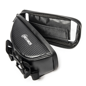 Držiak na bicykel pre mobilné telefóny s vreckom