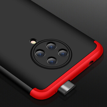 Ochranný 360 ° celotelový plastový kryt pre Xiaomi Poco F2 Pro - ružový